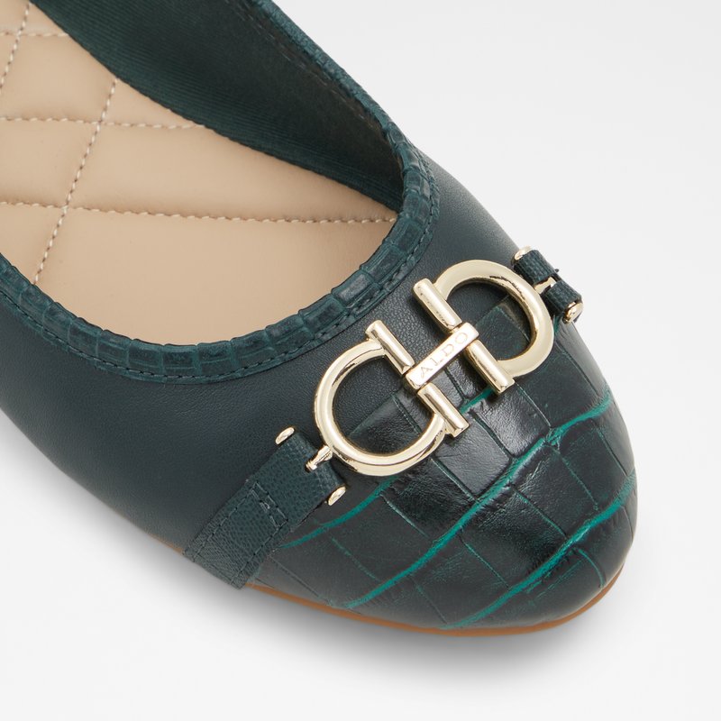 Women's Aldo Laabelle Ballerinas Dark Green | 1527-ZPTNG