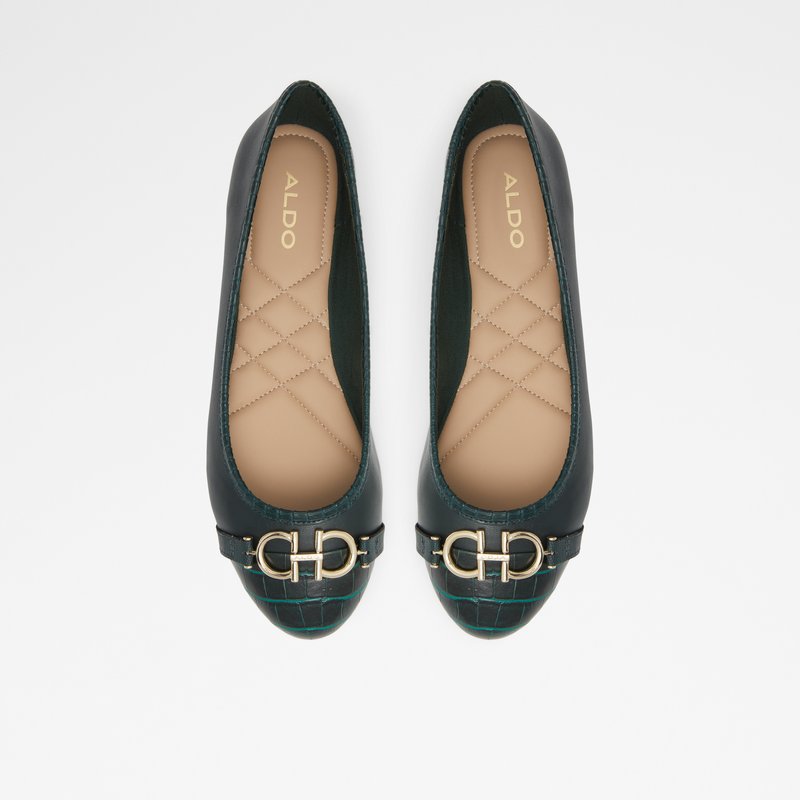 Women's Aldo Laabelle Ballerinas Dark Green | 1527-ZPTNG