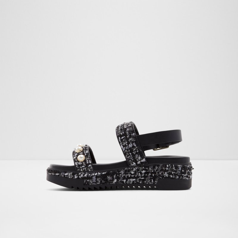 Women's Aldo Lapalma Platform Sandals Black | 4653-QVNWY