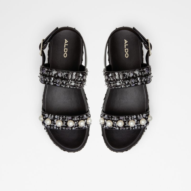 Women's Aldo Lapalma Platform Sandals Black | 4653-QVNWY