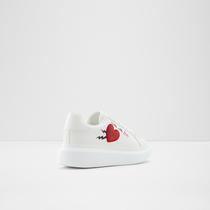 Women's Aldo Larealin Low Sneakers White | 6794-ZAFLN