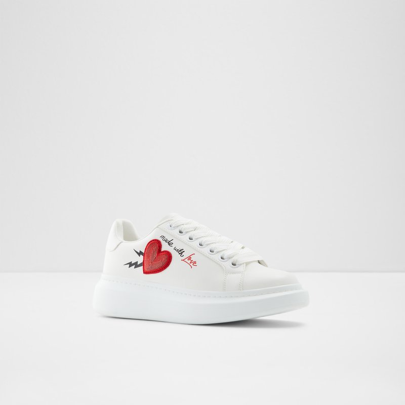 Women's Aldo Larealin Low Sneakers White | 6794-ZAFLN