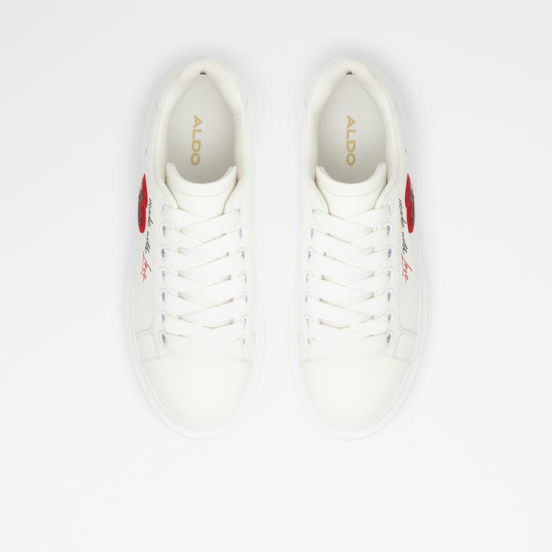 Women's Aldo Larealin Low Sneakers White | 6794-ZAFLN