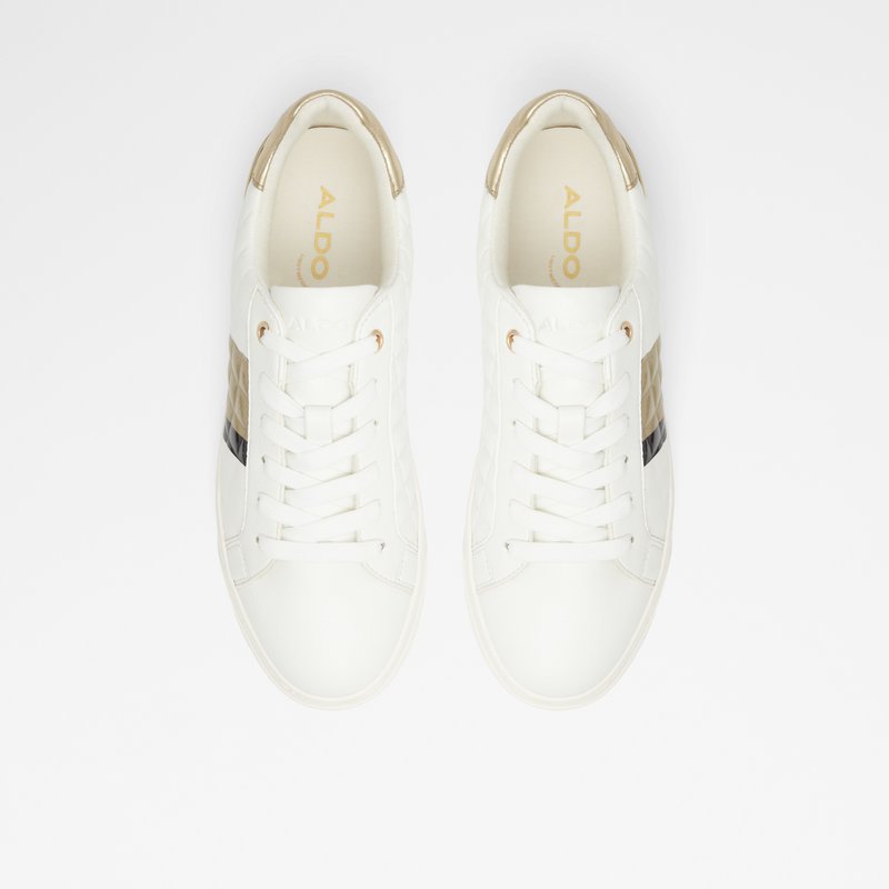 Women's Aldo Lilito Low Sneakers White | 4836-DGCRS