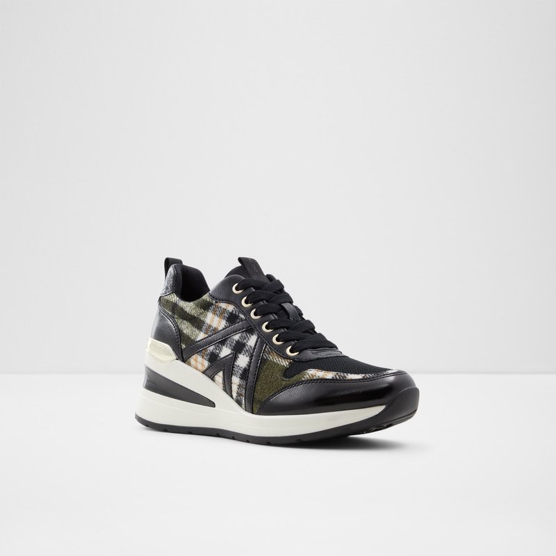 Women's Aldo Limar Low Sneakers Black | 3892-WULOK