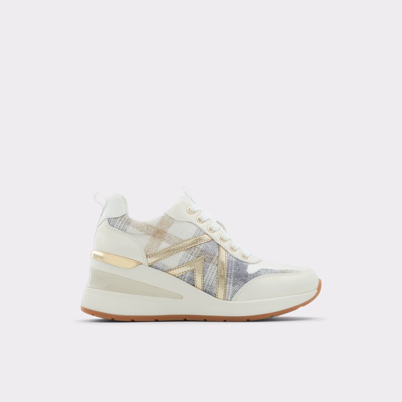 Women\'s Aldo Limar Low Sneakers White | 7243-AKIJN