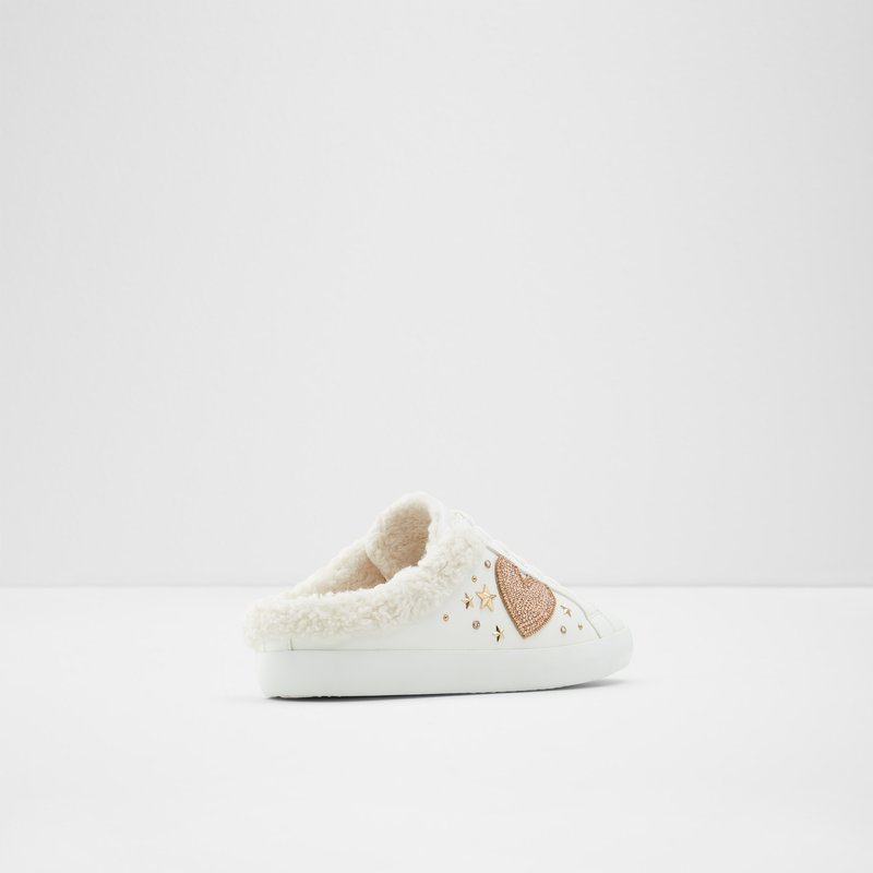 Women's Aldo Lovey Slip On Sneakers White | 4938-KUJVO