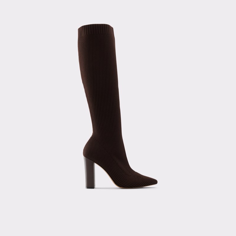 Women\'s Aldo Lowereast Knee High Boots Brown | 8697-OMTLU