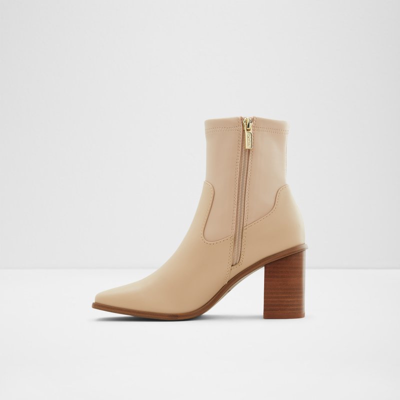 Women's Aldo Marta Sock Boots Bone | 5973-YSBOE