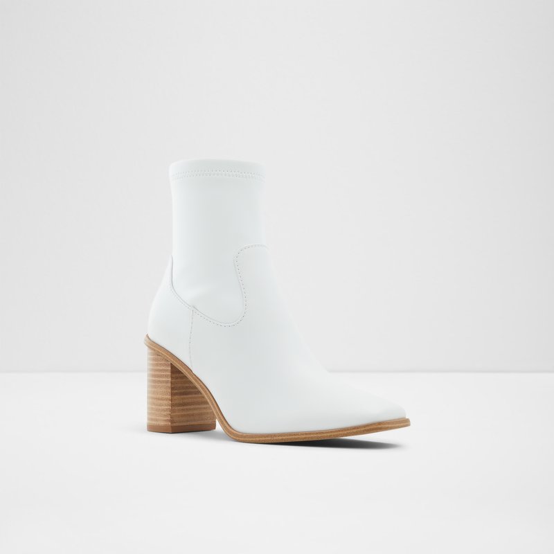 Women's Aldo Marta-w Sock Boots White | 7380-JGUQF