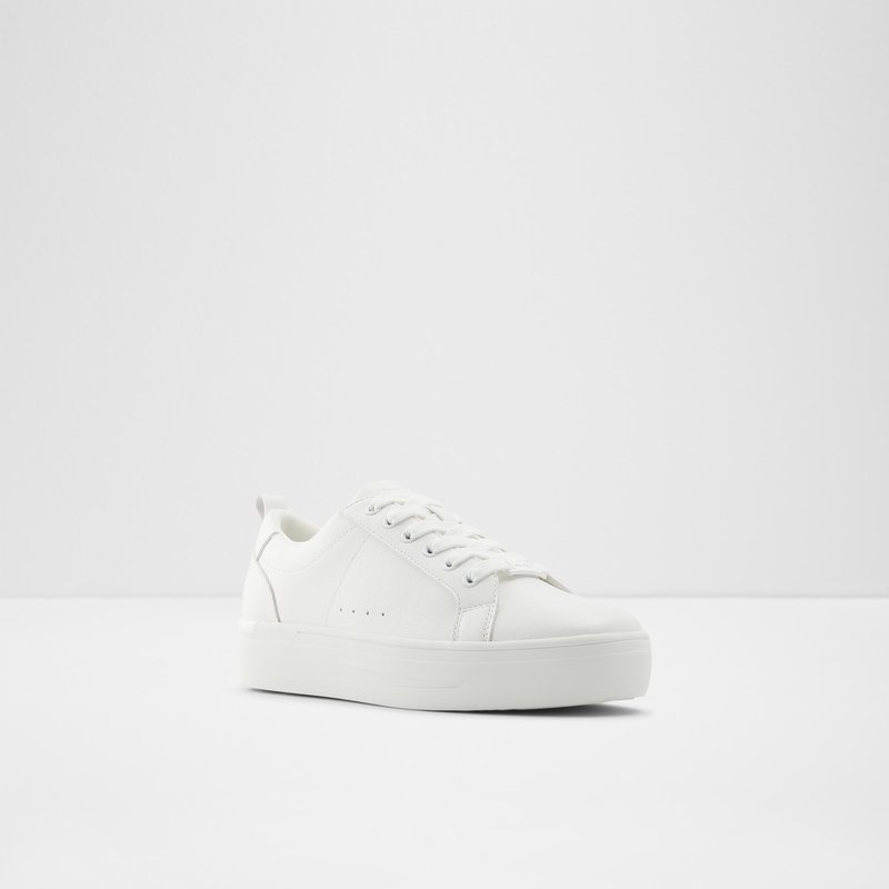 Women's Aldo Meadow Lace Up Sneakers White | 8302-GQRWC