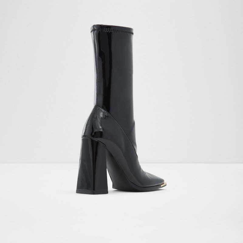 Women's Aldo Metro Sock Boots Black | 9402-FCXJI