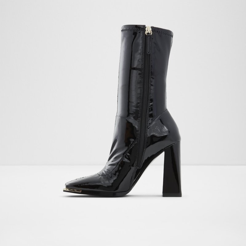 Women's Aldo Metro Sock Boots Black | 9402-FCXJI