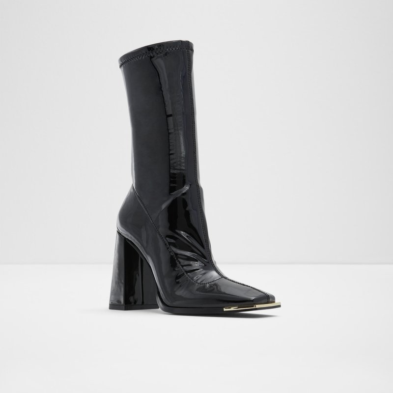 Women's Aldo Metro Sock Boots Black | 9402-FCXJI