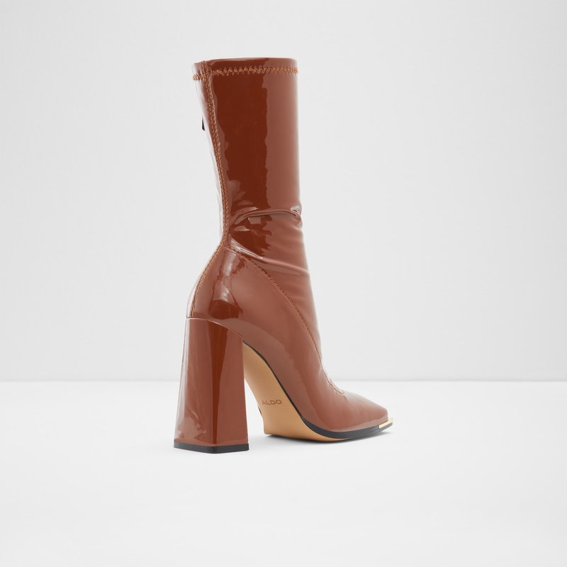 Women's Aldo Metro Sock Boots Dark Beige | 4180-RDWCL