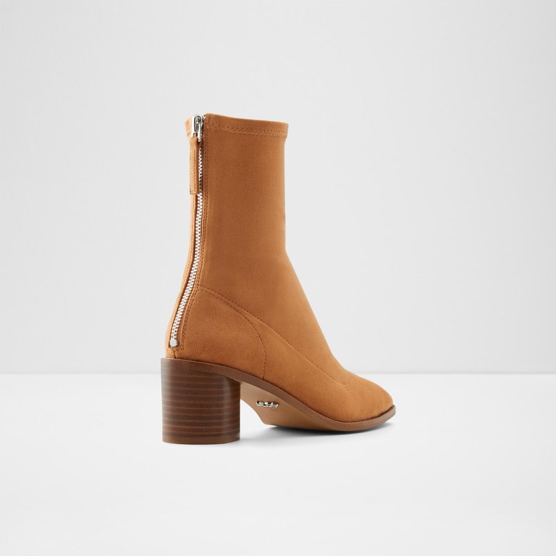 Women's Aldo Nelyaflex Sock Boots Brown | 2738-BPYJC