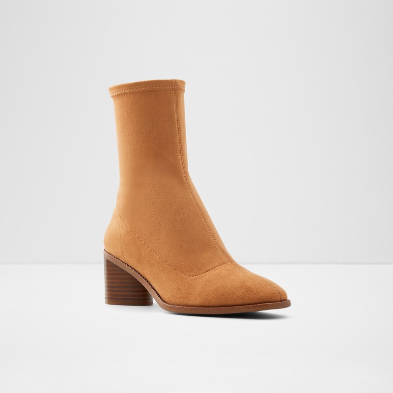 Women's Aldo Nelyaflex Sock Boots Brown | 2738-BPYJC