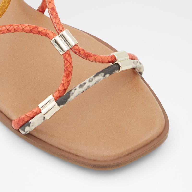 Women's Aldo Oceriwenflex Flat Sandals Brown | 5192-DMVKB