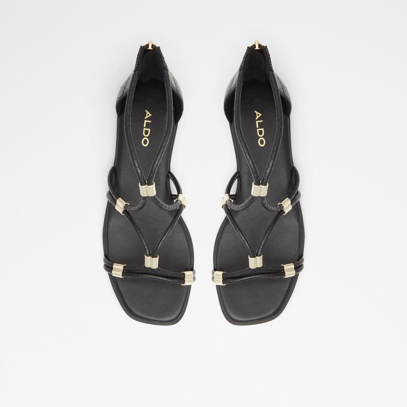 Women's Aldo Oceriwenflex Flat Sandals Black | 7852-CKZLG
