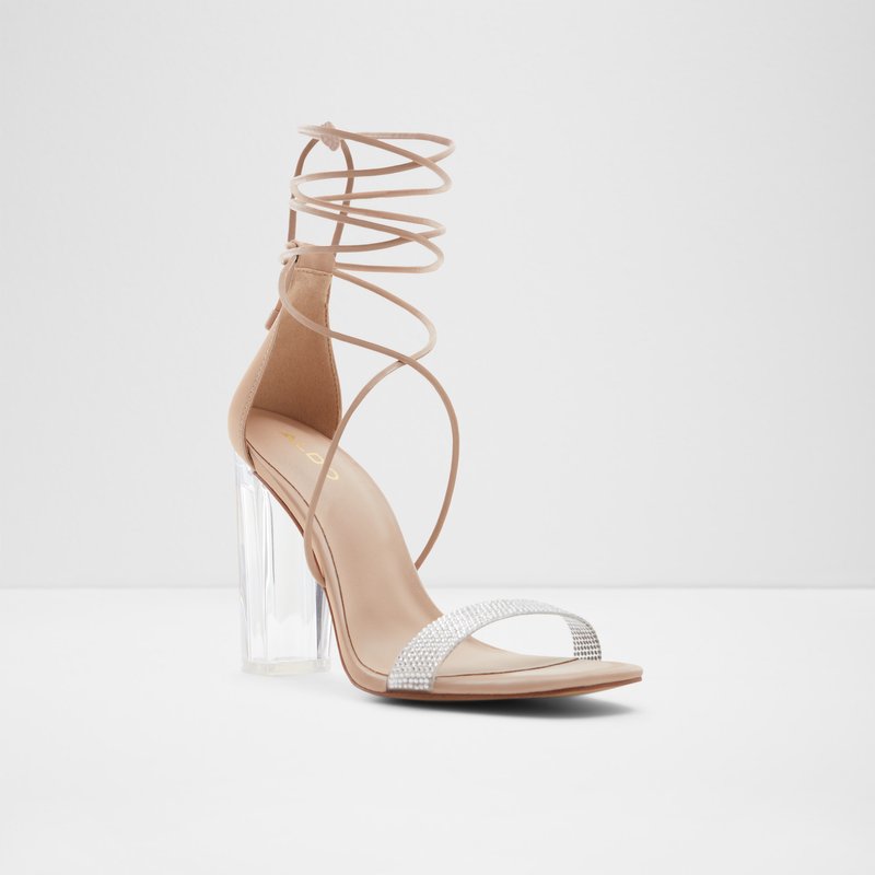 Women's Aldo Onardonia High Heels Light Beige | 0613-XSQNG