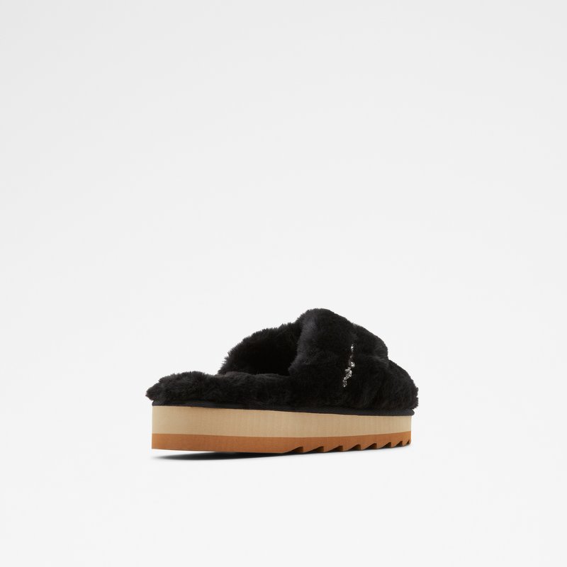 Women's Aldo Onaretlan Slippers Black | 1937-LGEVX