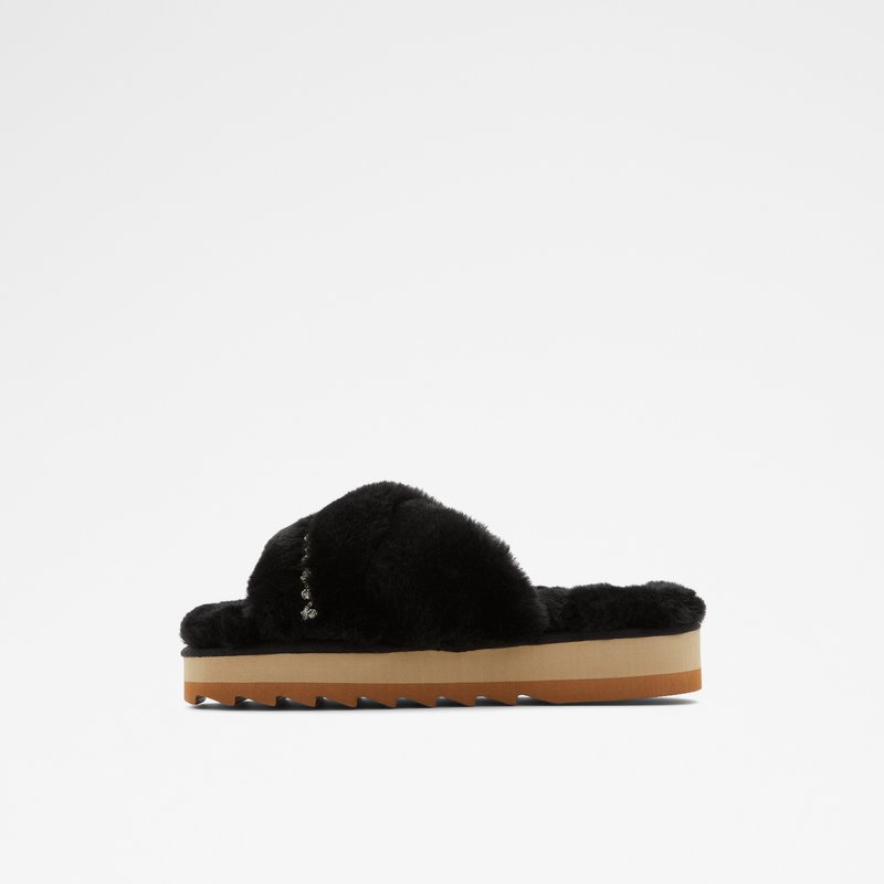 Women's Aldo Onaretlan Slippers Black | 1937-LGEVX