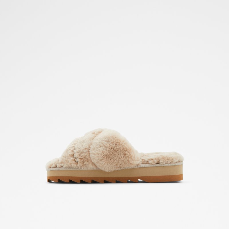 Women's Aldo Onaretlan Slippers Brown | 1593-QGAEJ