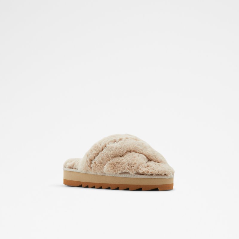 Women's Aldo Onaretlan Slippers Brown | 1593-QGAEJ