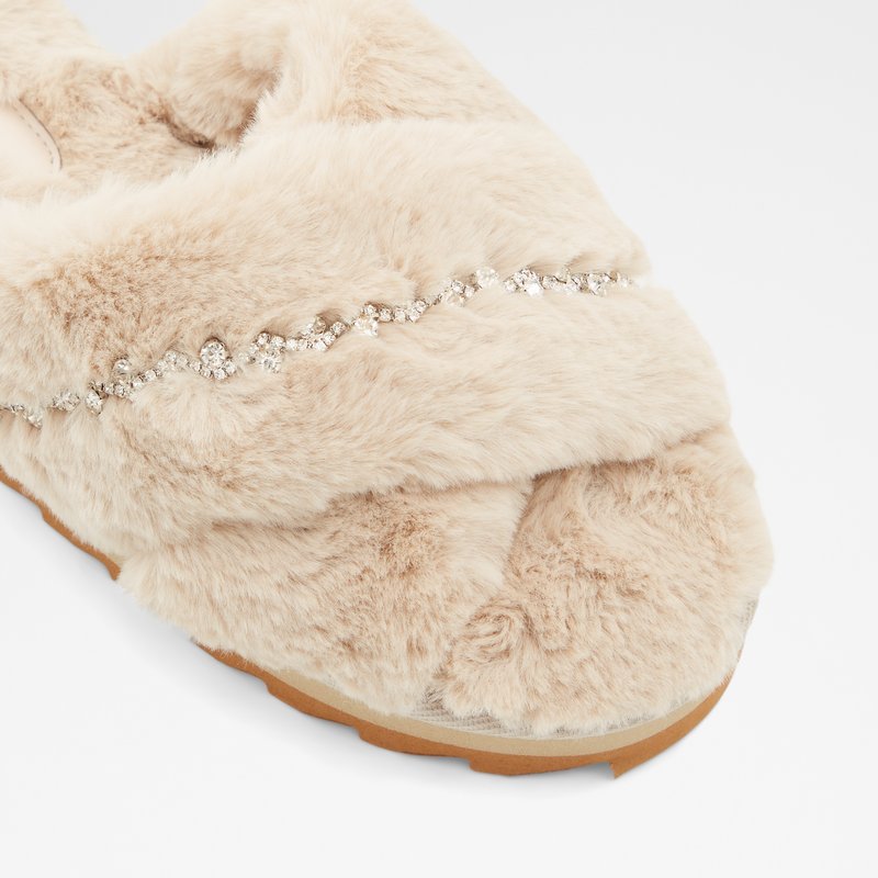 Women's Aldo Onaretlan Slippers Brown | 1593-QGAEJ
