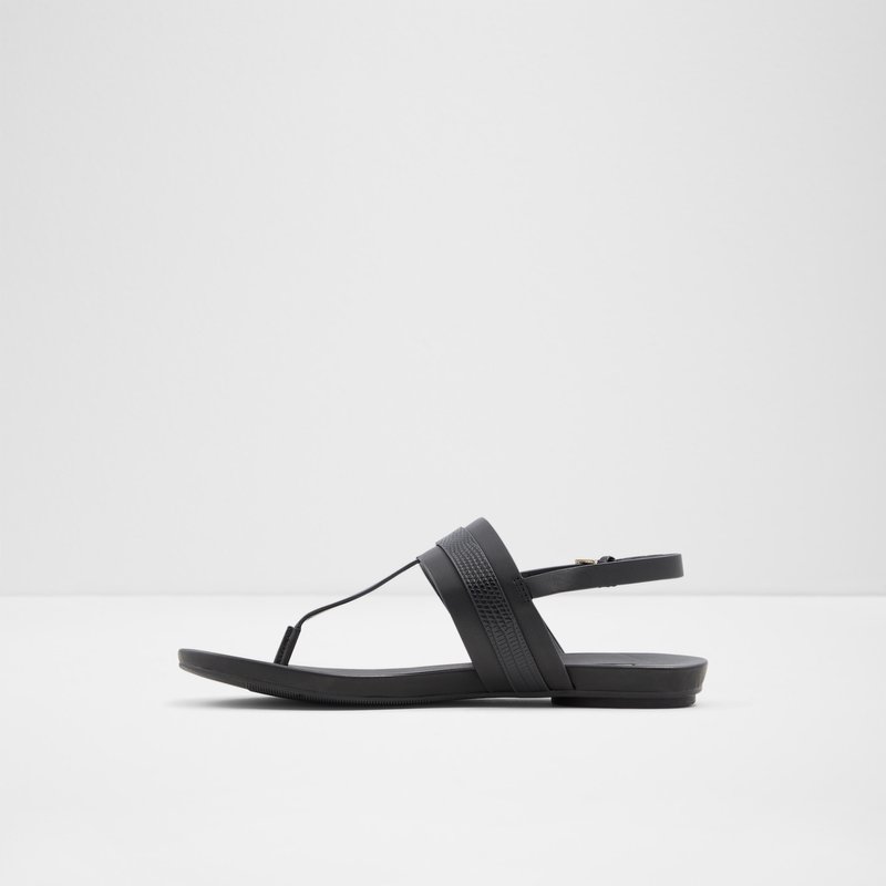 Women's Aldo Pandra Flat Sandals Black | 1504-YGWCQ