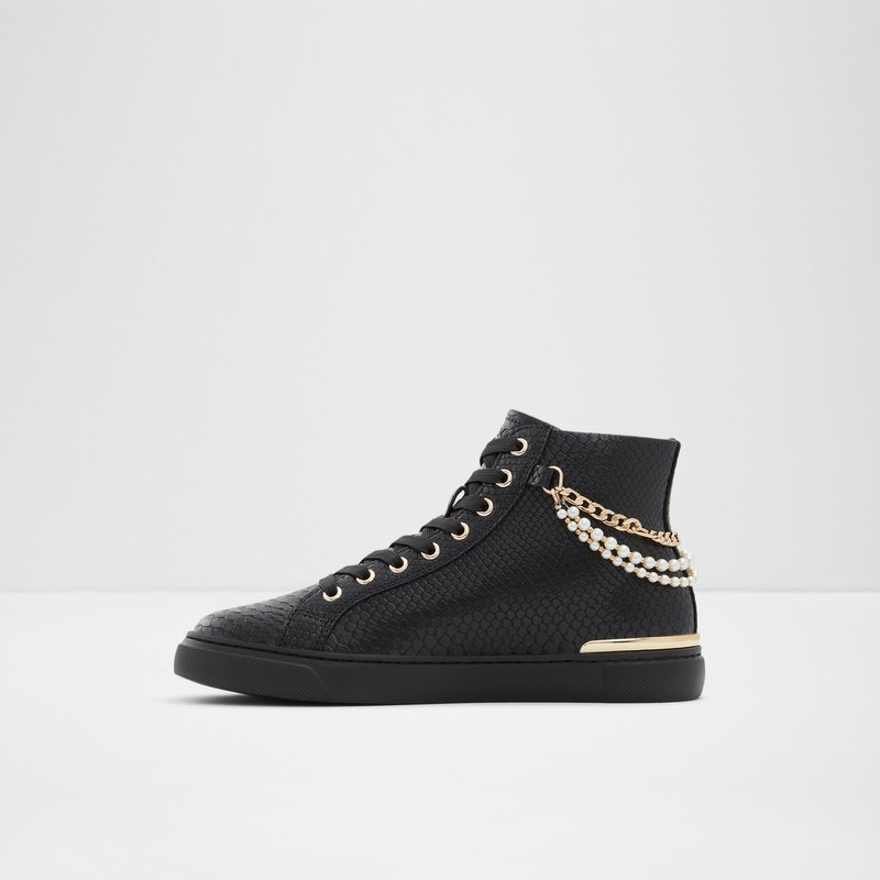 Women's Aldo Perola Lace Up Sneakers Black | 7213-UBYWQ