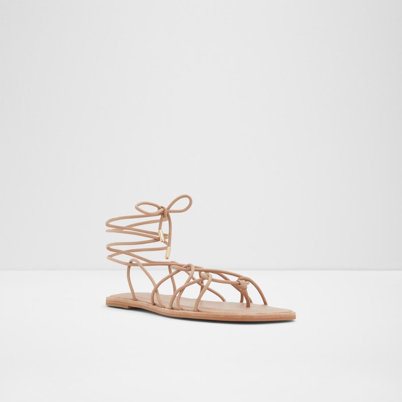 Women's Aldo Posey Flat Sandals Beige | 1709-FGBJA