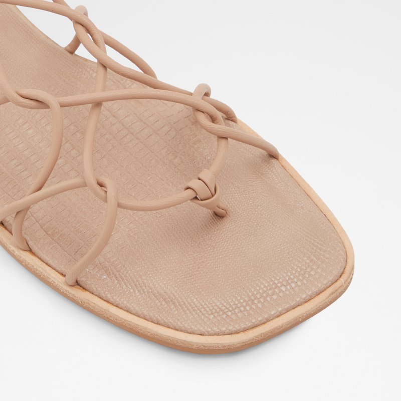 Women's Aldo Posey Flat Sandals Beige | 1709-FGBJA