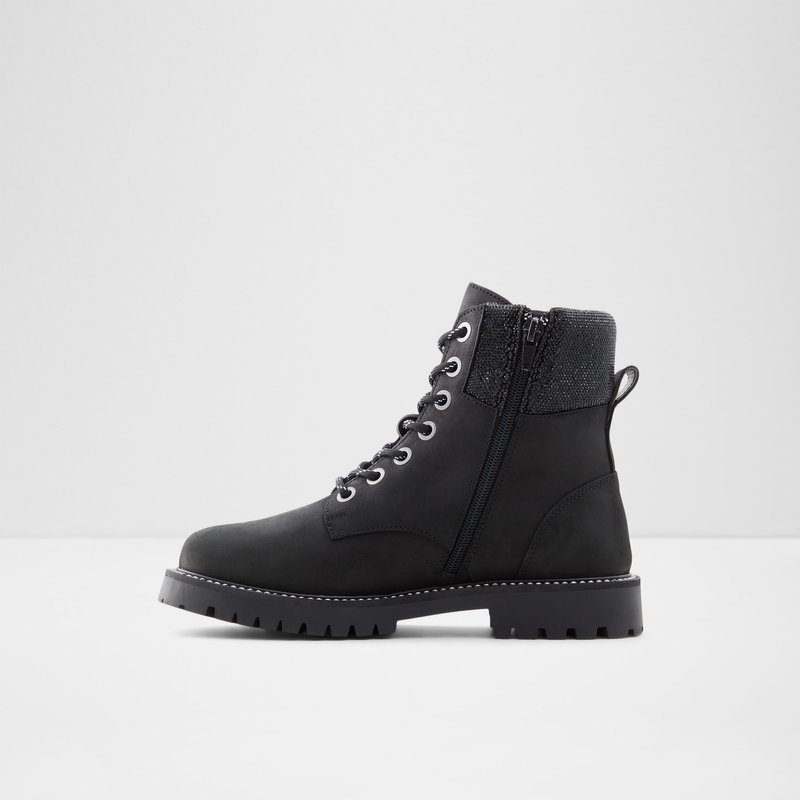 Women's Aldo Prae Combat Boots Black | 1436-SWBDV