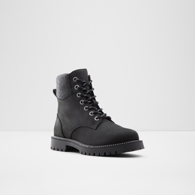 Women's Aldo Prae Combat Boots Black | 1436-SWBDV