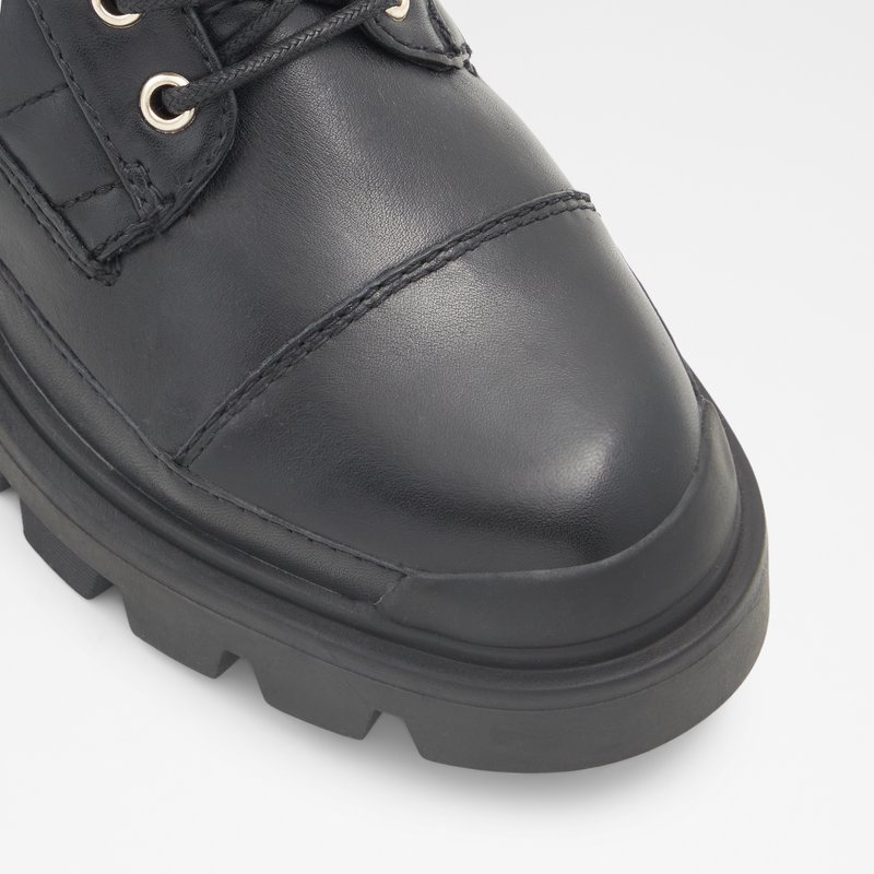 Women's Aldo Quilt Combat Boots Black | 0296-XQMIY