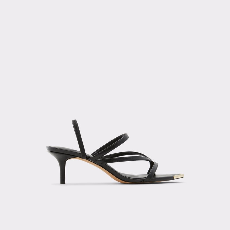 Women\'s Aldo Radwell Kitten Heels Black | 2314-SRZME