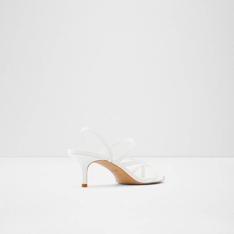 Women's Aldo Radwell Kitten Heels White | 4206-USQCX