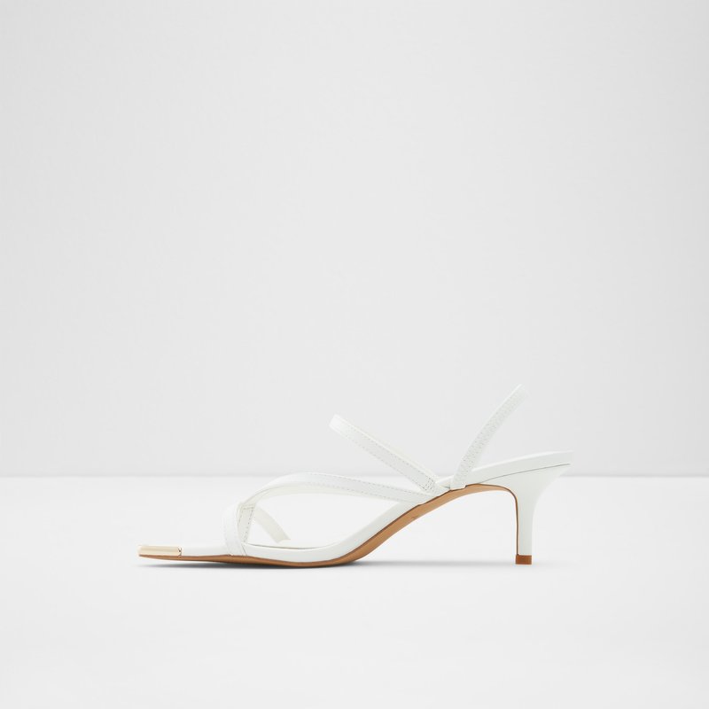 Women's Aldo Radwell Kitten Heels White | 4206-USQCX