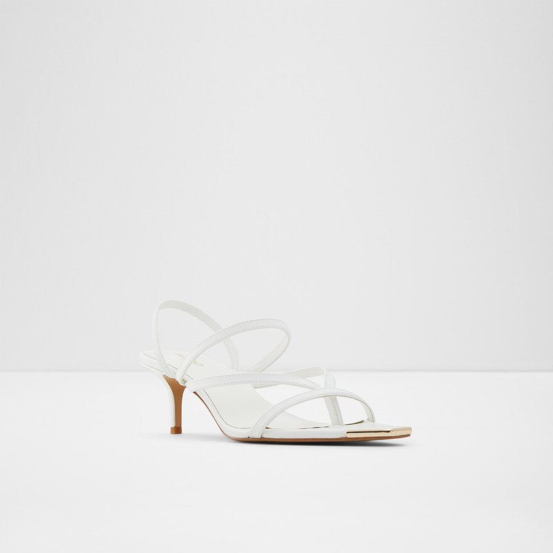 Women's Aldo Radwell Kitten Heels White | 4206-USQCX