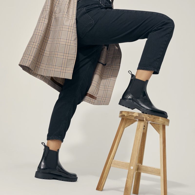 Women's Aldo Rain Chelsea Boots Black | 9423-JPBIU