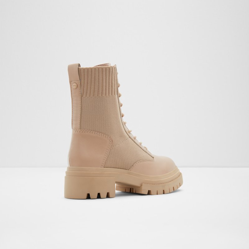 Women's Aldo Reflow Combat Boots Bone | 7806-PTKNH