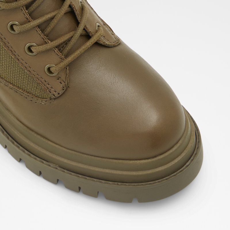 Women's Aldo Reflow-w Combat Boots Khaki | 8096-SJYEQ