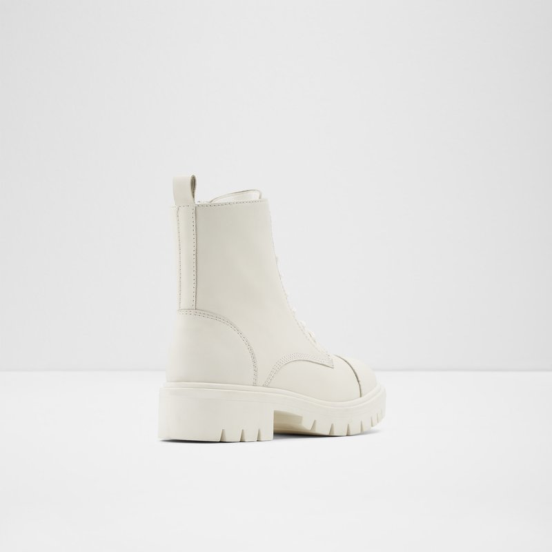 Women's Aldo Reilly Combat Boots White | 8415-RUJOS