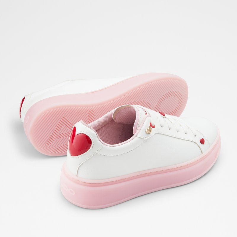Women's Aldo Rosecloud Lace Up Sneakers White | 0964-KZFWS