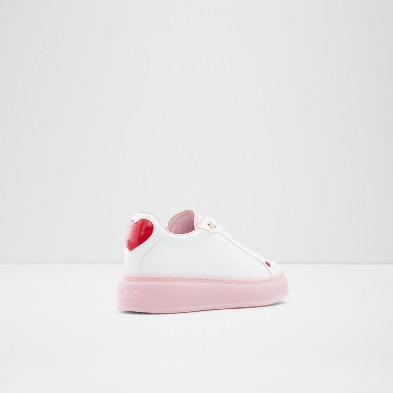 Women's Aldo Rosecloud Lace Up Sneakers White | 0964-KZFWS