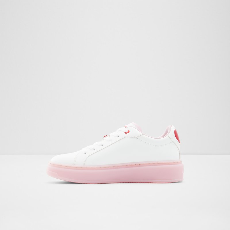 Women's Aldo Rosecloud Lace Up Sneakers White | 0964-KZFWS