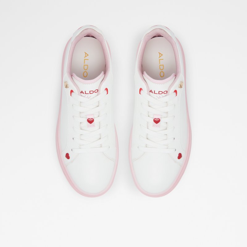 Women's Aldo Rosecloud Lace Up Sneakers White | 0964-KZFWS