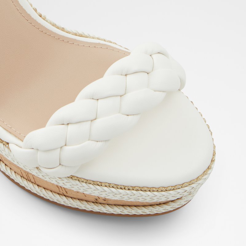 Women's Aldo Saluth Platform Sandals White | 7285-EQSBZ