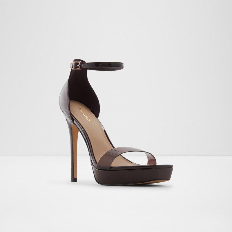 Women's Aldo Scarlett High Heels Brown | 0457-UTRWF
